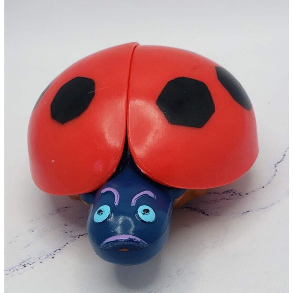 1990 McDonalds Eric Carle The Very Grouchy Ladybug Finger Puppet #2 - Picture 1 of 7